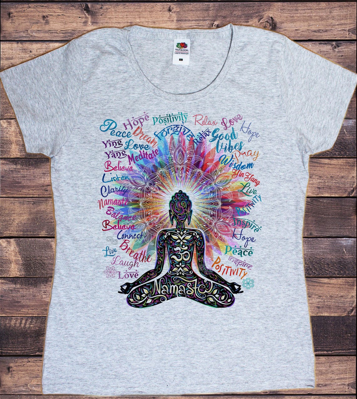 T-shirt col rond en coton bio «Le changement» pour femme - Collection Daography