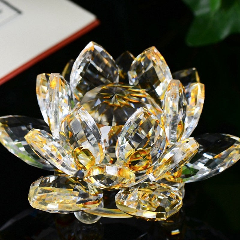 Fleur de Lotus en Cristal