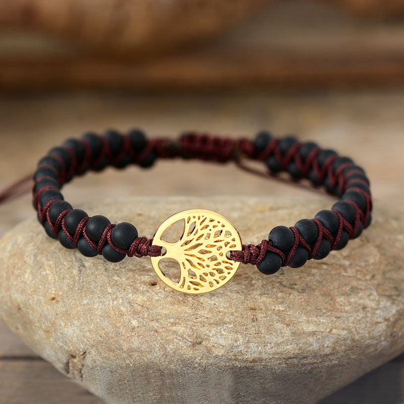 Bracelet "Vie Éternelle" en Turquoise Africaine