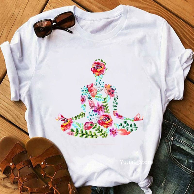 T-shirt col rond en coton bio «Le changement» pour femme - Collection Daography