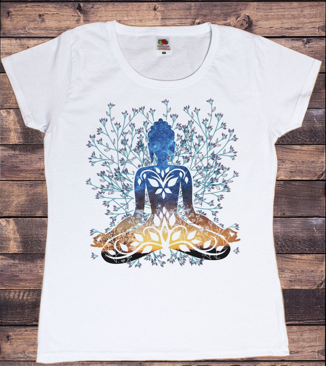 T-shirt col rond en coton bio «Le changement» pour femme - Collection Daography