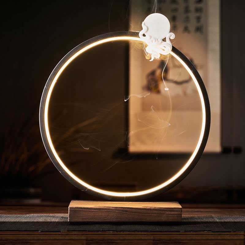 Brûleur d'Encens "Main de Bouddha" en Céramique