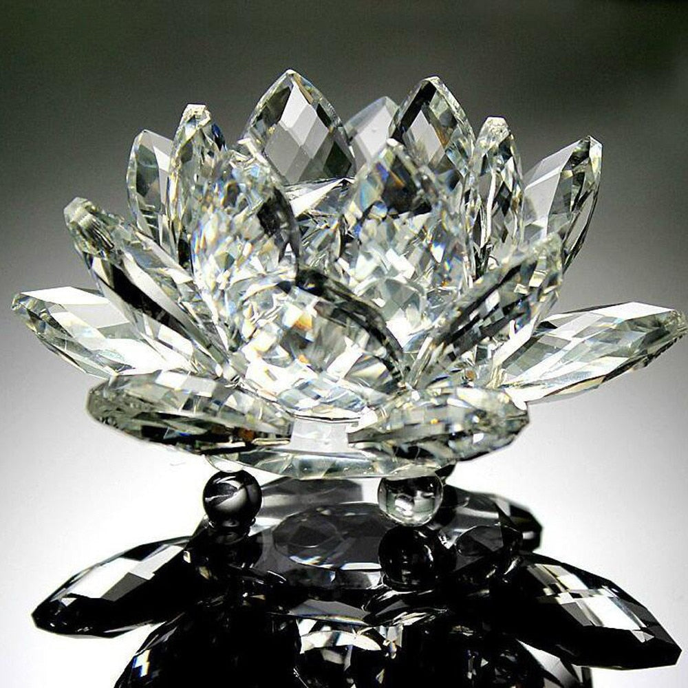 Fleur de Lotus en Cristal