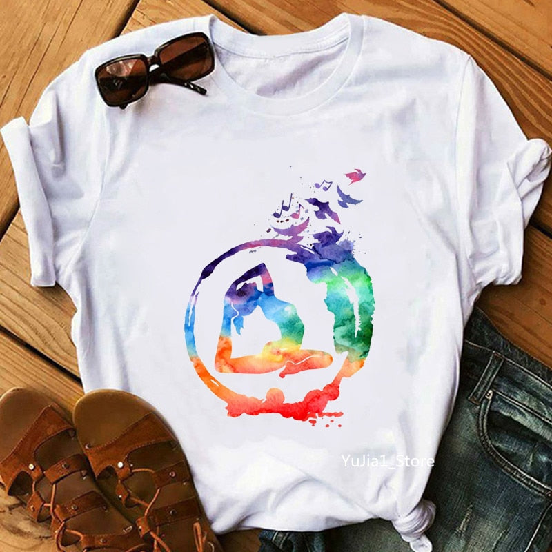 T-shirt col rond en coton bio «Le changement» pour femme - Collection Daography