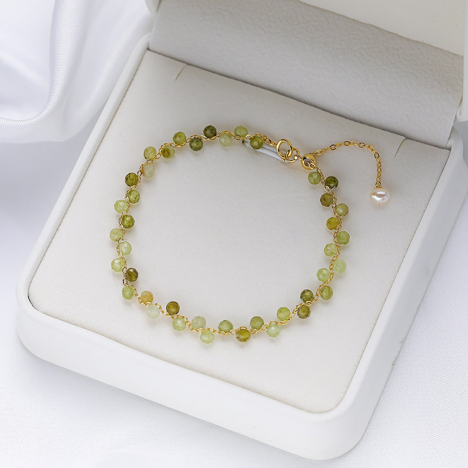 Bracelet Élégant en Tourmaline
