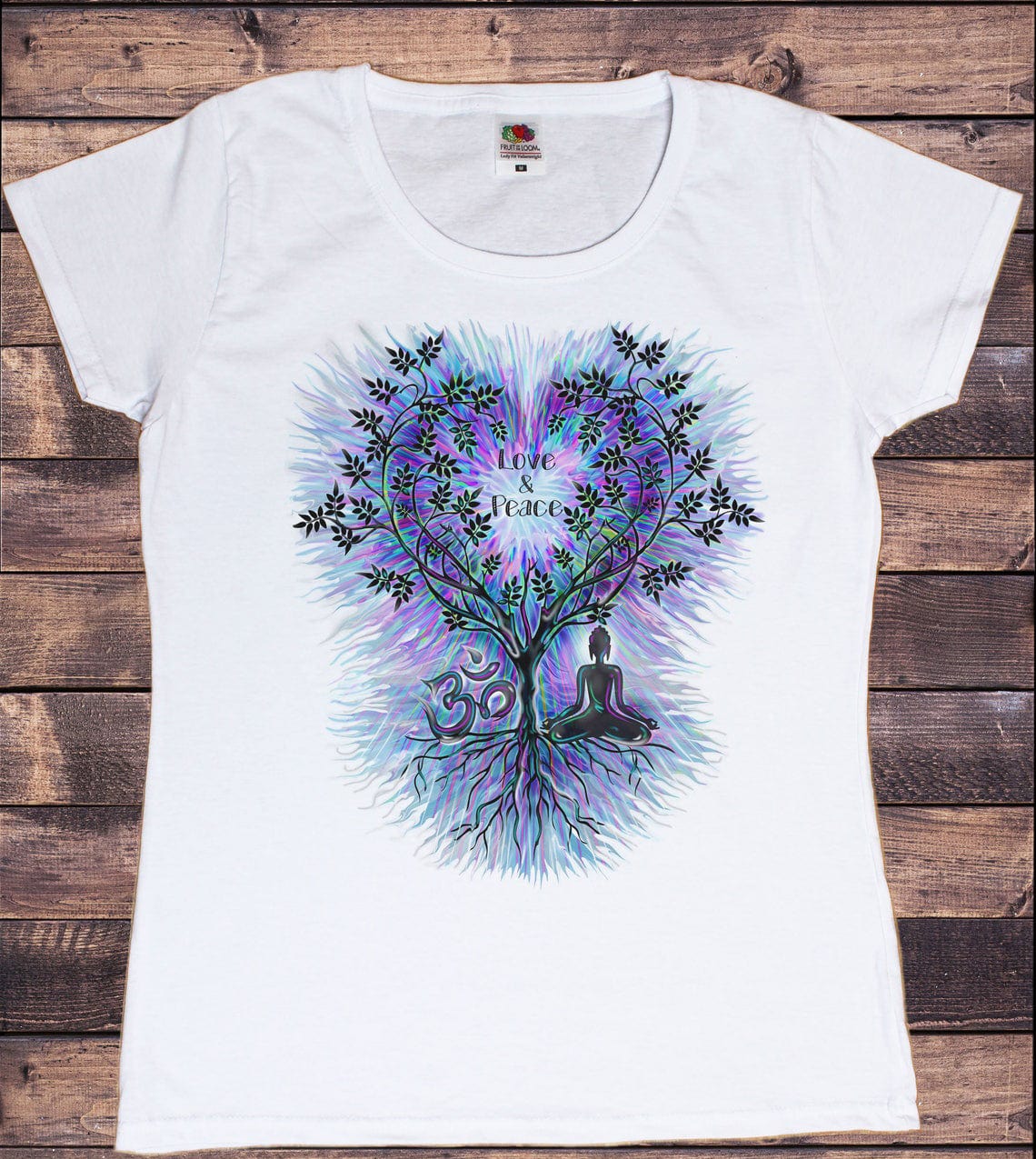 T-shirt col rond en coton bio «Le changement» pour femme - Collection Daography