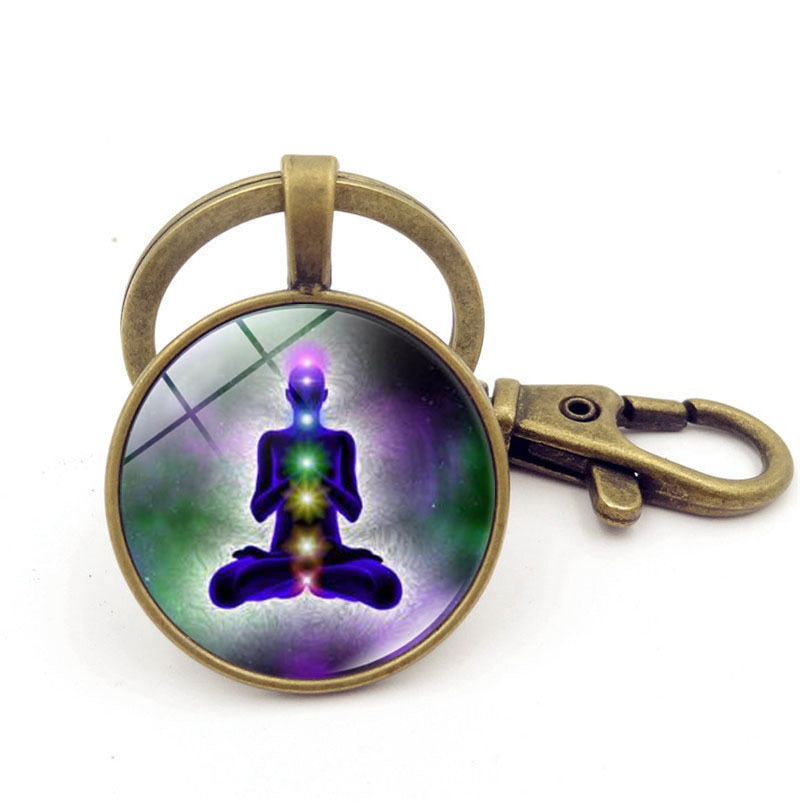 Porte clés des 7 Chakras