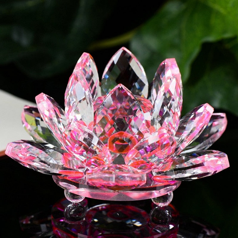 Fleur de Lotus en Cristal
