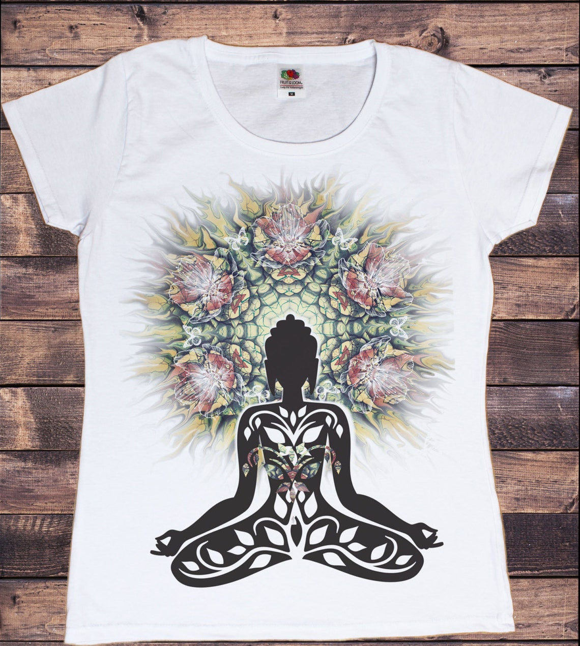 T-shirt col rond en coton bio «Le changement» pour femme - Collection Daography