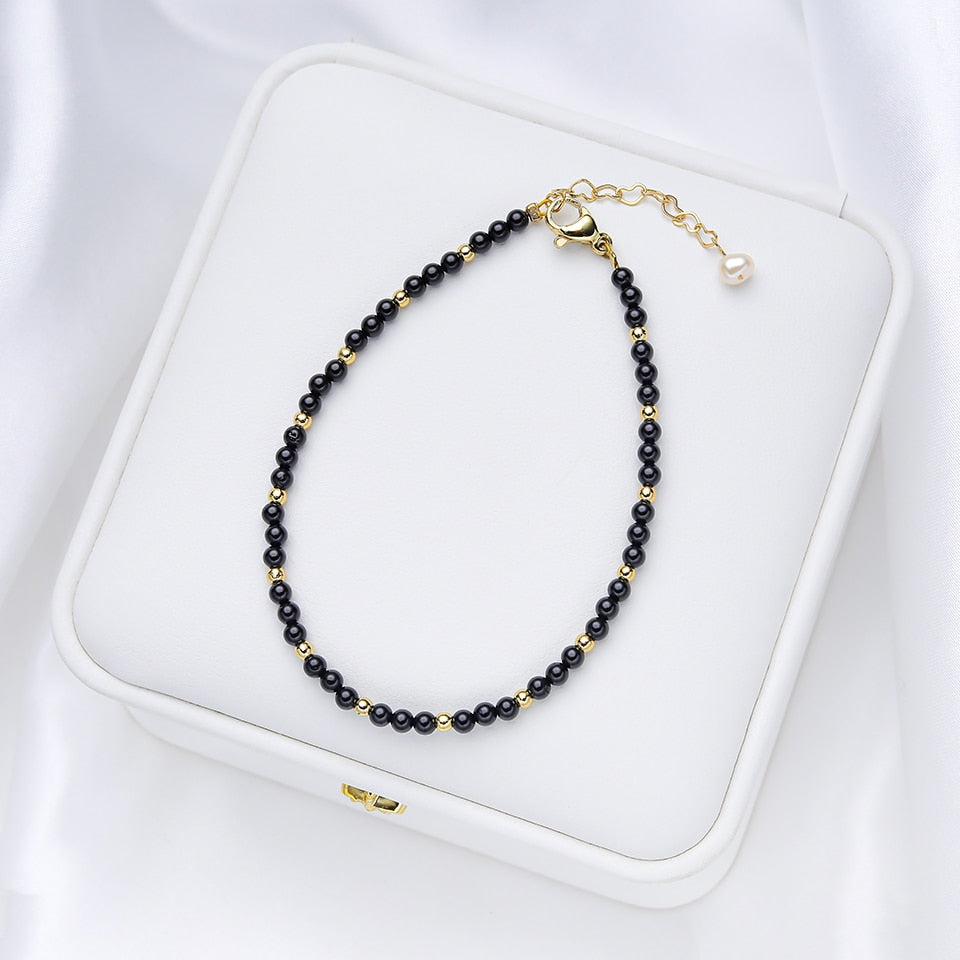 Bracelet Raffiné en Pierres Naturelles Fines