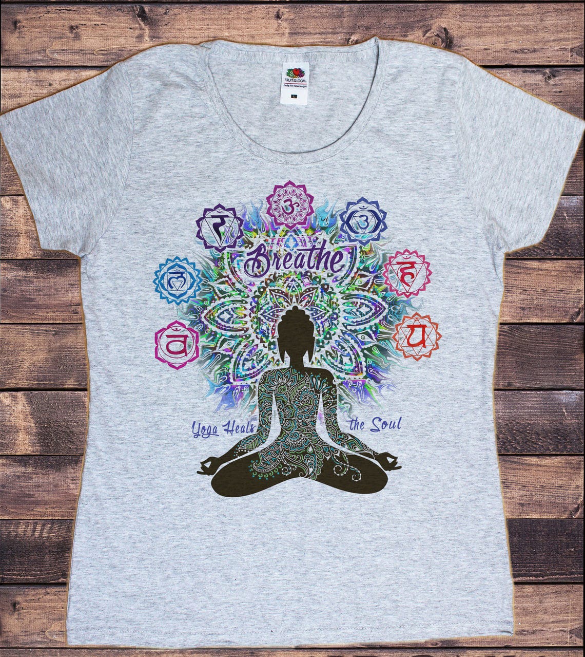 T-shirt col rond en coton bio «Le changement» pour femme - Collection Daography