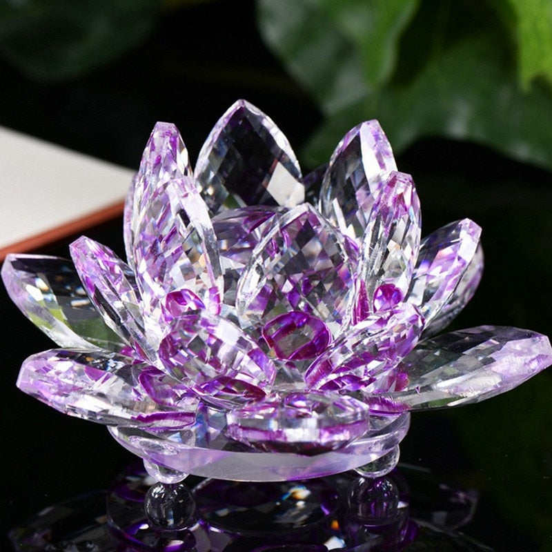 Fleur de Lotus en Cristal