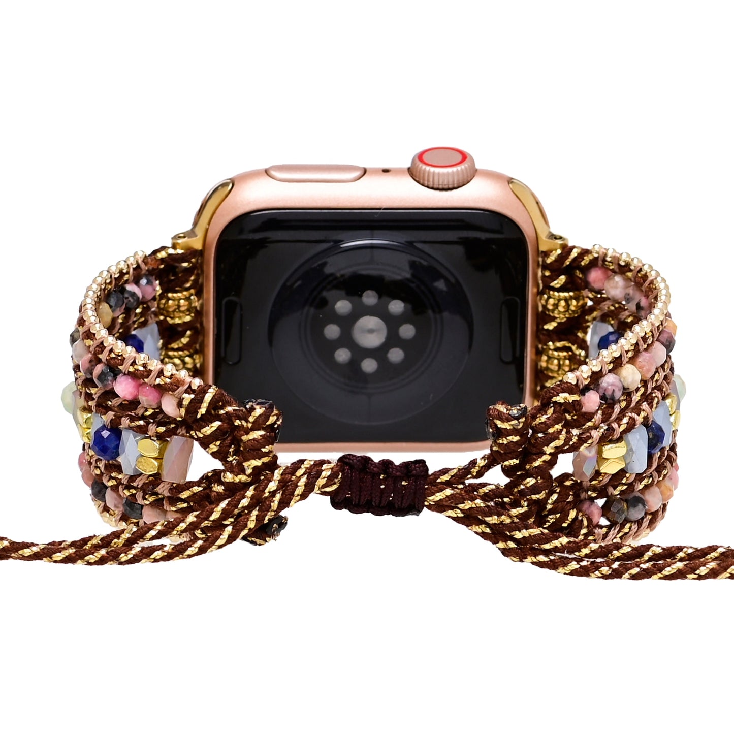 Bracelet Wrap Apple Watch en Rhodonite