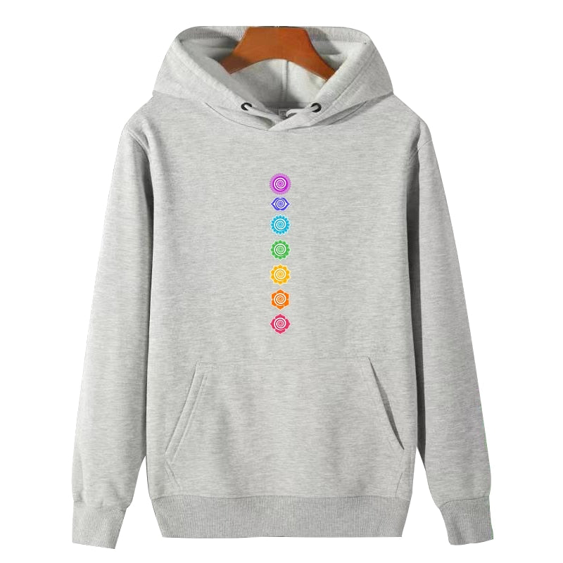 Sweat à capuche «Chakras» UNISEXE à Poche latérale