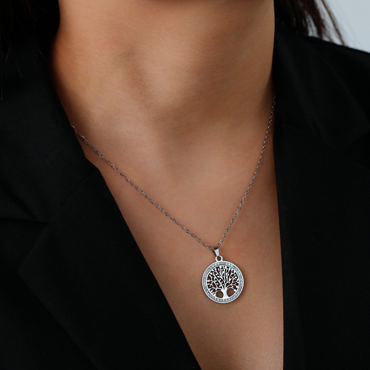 Pendentif Arbre de Vie Scintillant