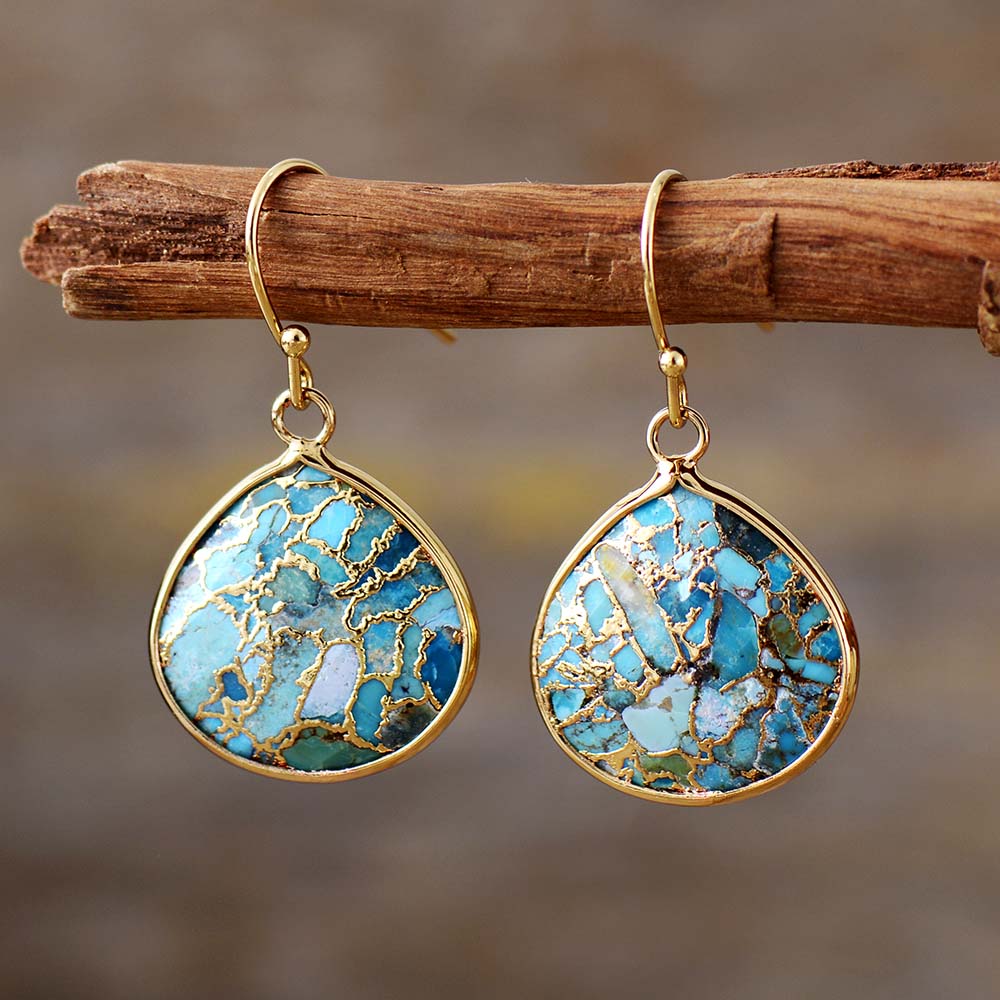 Boucles d'Oreilles en Turquoise