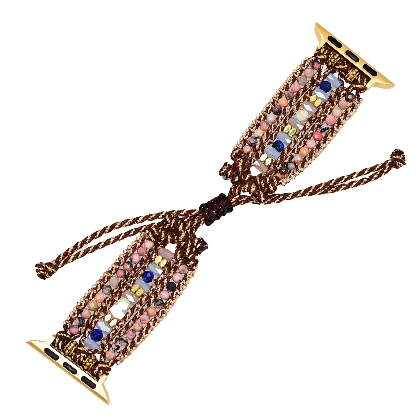Bracelet Wrap Apple Watch en Rhodonite