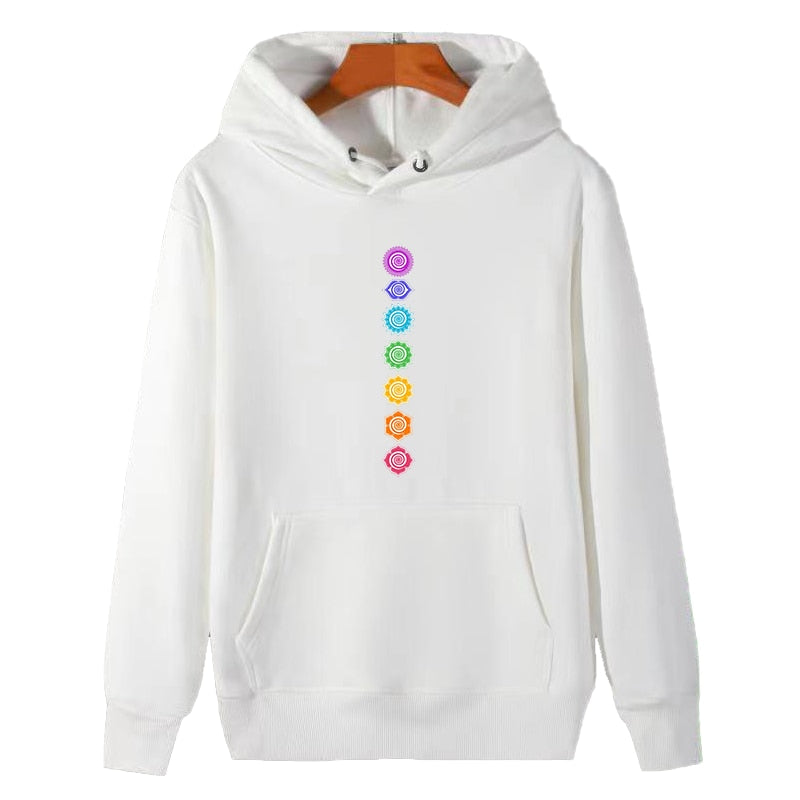 Sweat à capuche «Chakras» UNISEXE à Poche latérale