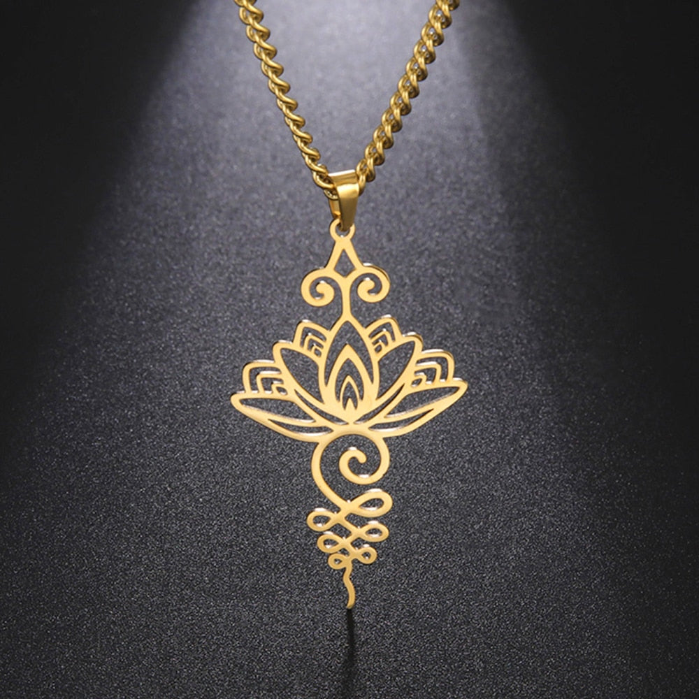 Pendentif "Unalome OM"