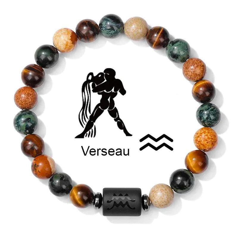 Bracelets signe du zodiaque en pierres naturelles