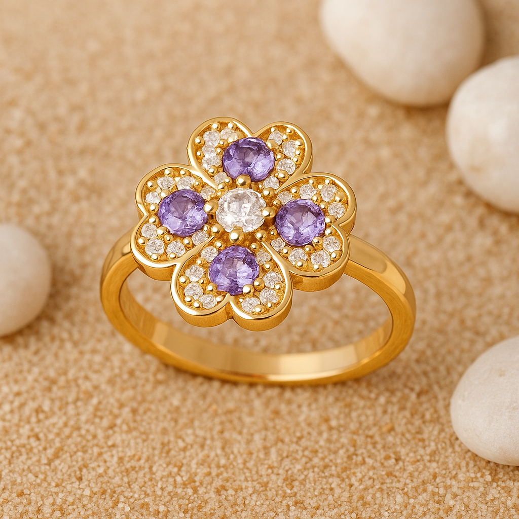 Bague Anti-Stress Rotative – Bijou Anti-Anxiété | Chakras Médina