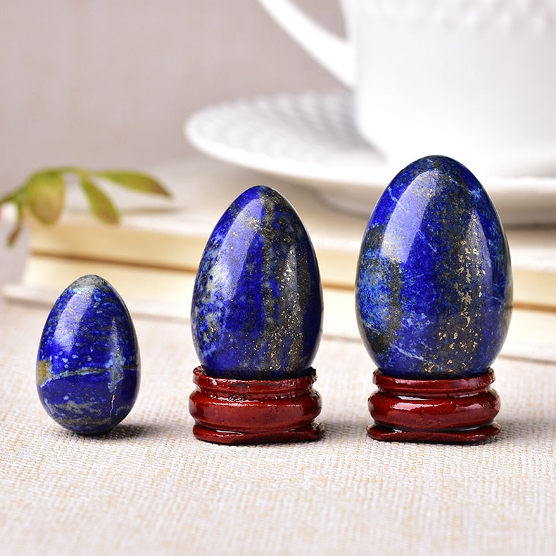 Oeuf de Yoni en Lapis Lazuli