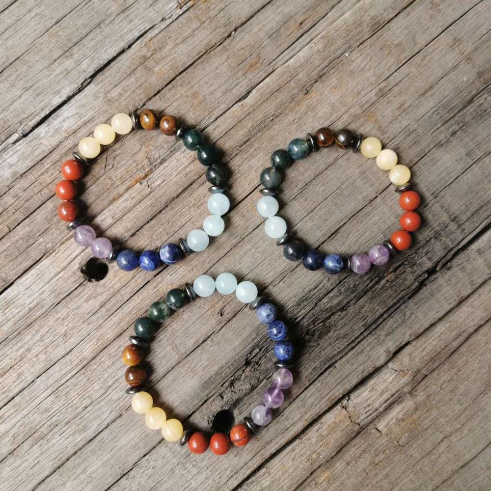 Bracelet Premium "Harmonisation des 7 Chakras"