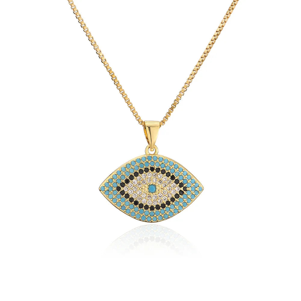Pendentif Oeil Bleu Protecteur - Chance