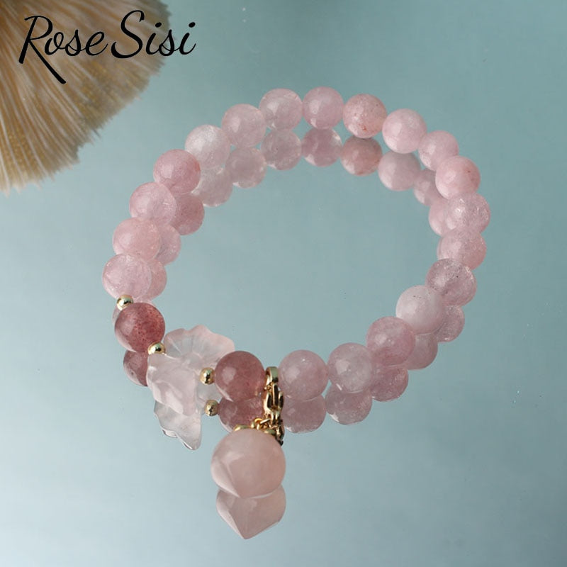 Bracelet Quartz Rose A – Confiance en soi