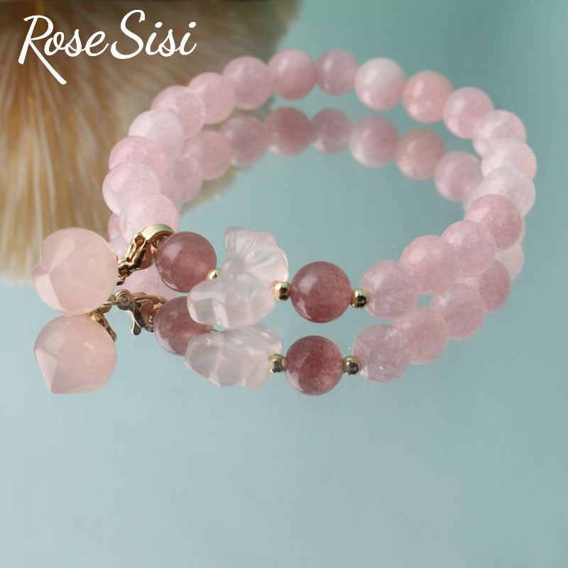 Bracelet Quartz Rose A – Confiance en soi