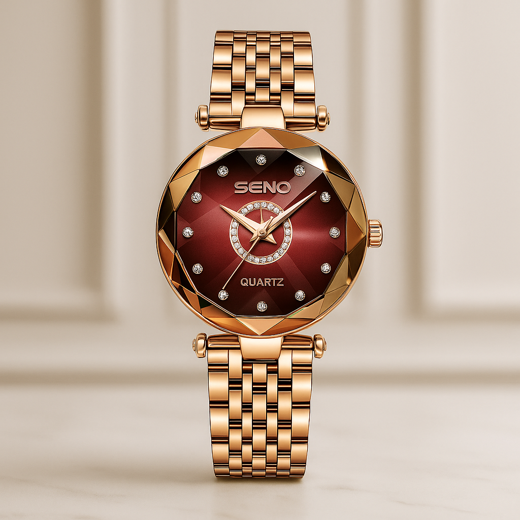 Découvrez notre collection de montres pour femme alliant élégance, précision et design haut de gamme. Chaque modèle est conçu pour sublimer votre poignet avec un style raffiné et moderne. Une montre parfaite pour offrir ou se faire plaisir.