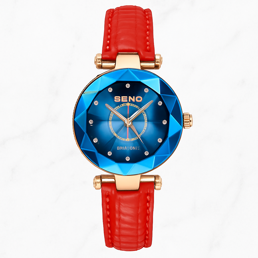 Chaque montre de notre collection est conçue pour offrir un rendu premium : matériaux de qualité, détails scintillants, mouvement durable et esthétique impeccable. Une pièce indispensable pour un style sophistiqué.